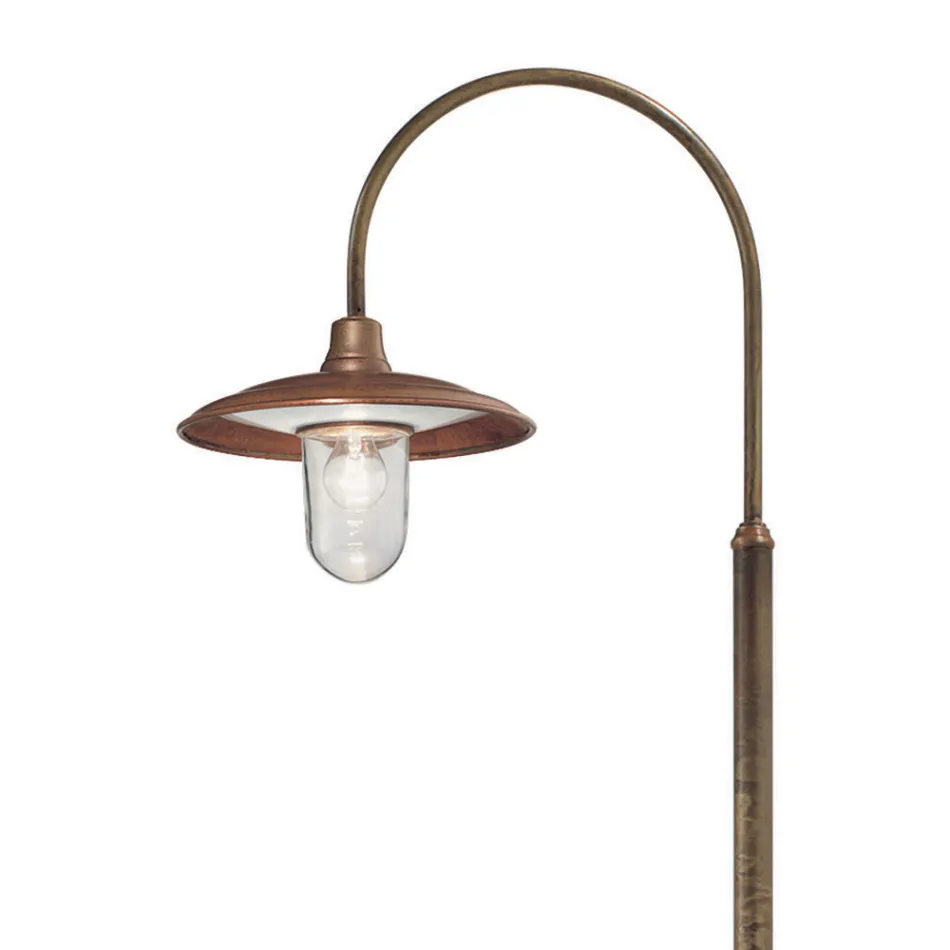 Outdoor Lamp with Brass Frame Made in Italy - Snail Viadurini