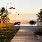 Outdoor Lamp with Brass Frame Made in Italy - Snail Viadurini