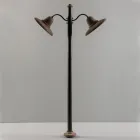 Outdoor lamppost in Aluminum and Galestro Made in Italy - Toscot Spoleto Viadurini