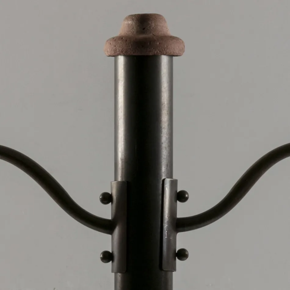 Outdoor lamppost in Aluminum and Galestro Made in Italy - Toscot Spoleto Viadurini