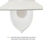 Vintage Style Outdoor Lamp in Aluminum Made in Italy - Cassandra Viadurini