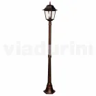 Classic aluminum garden lamp made in Italy, Aquilina Viadurini