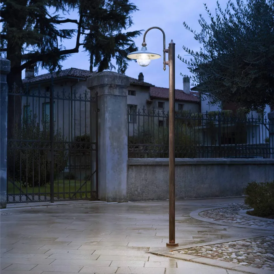 Aluminum Garden Lamp with 1 or 2 or 3 Lights Design - Campobasso Viadurini