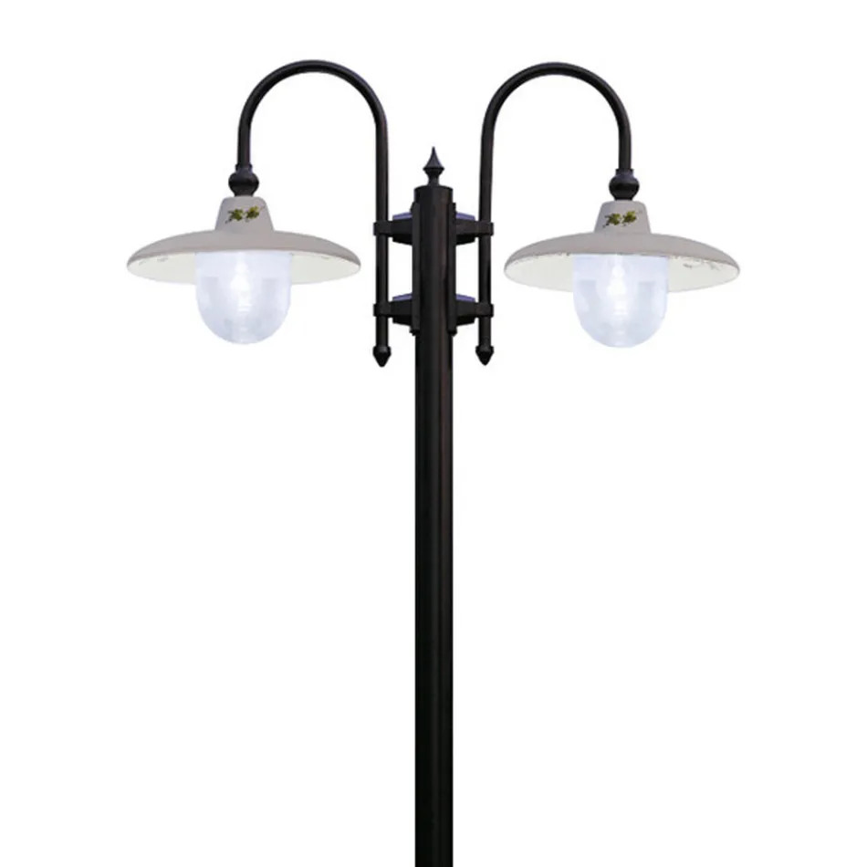 Aluminum Garden Lamp with 1 or 2 or 3 Lights Design - Campobasso Viadurini
