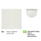 White aluminum garden lamp with 1 light produced in Italy, Anusca Viadurini