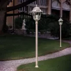 Aluminum Garden Lamp Post Classic Hand Painted Decoration - Gorizia Viadurini