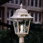 Aluminum Garden Lamp Post Classic Hand Painted Decoration - Gorizia Viadurini