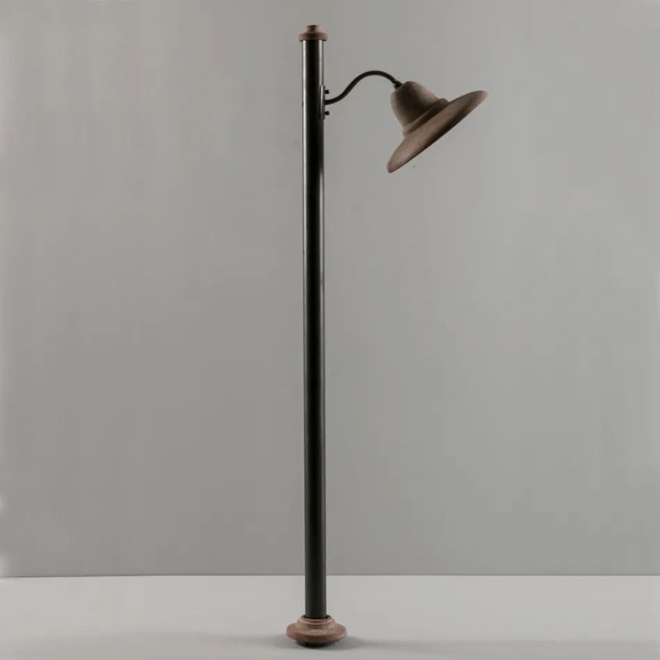 Garden Lamp in Aluminum and Galestro Made in Italy - Toscot Spoleto Viadurini