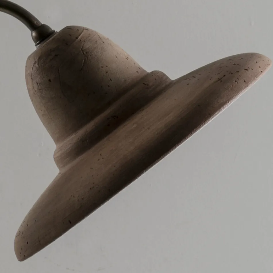 Garden Lamp in Aluminum and Galestro Made in Italy - Toscot Spoleto Viadurini