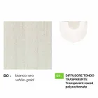 Garden lamp in white die-cast aluminum made Italy, Anusca Viadurini