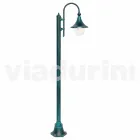 Garden lamp in die-cast aluminum made in Italy, Anusca Viadurini