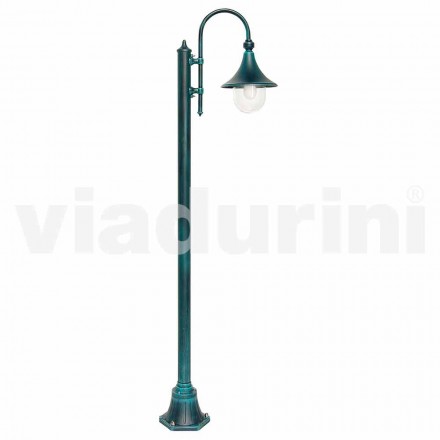 Garden lamp in die-cast aluminum made in Italy, Anusca Viadurini