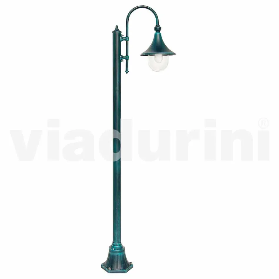 Garden lamp in die-cast aluminum made in Italy, Anusca Viadurini