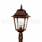 Garden lamp in die-cast aluminum made in Italy, Aquilina Viadurini