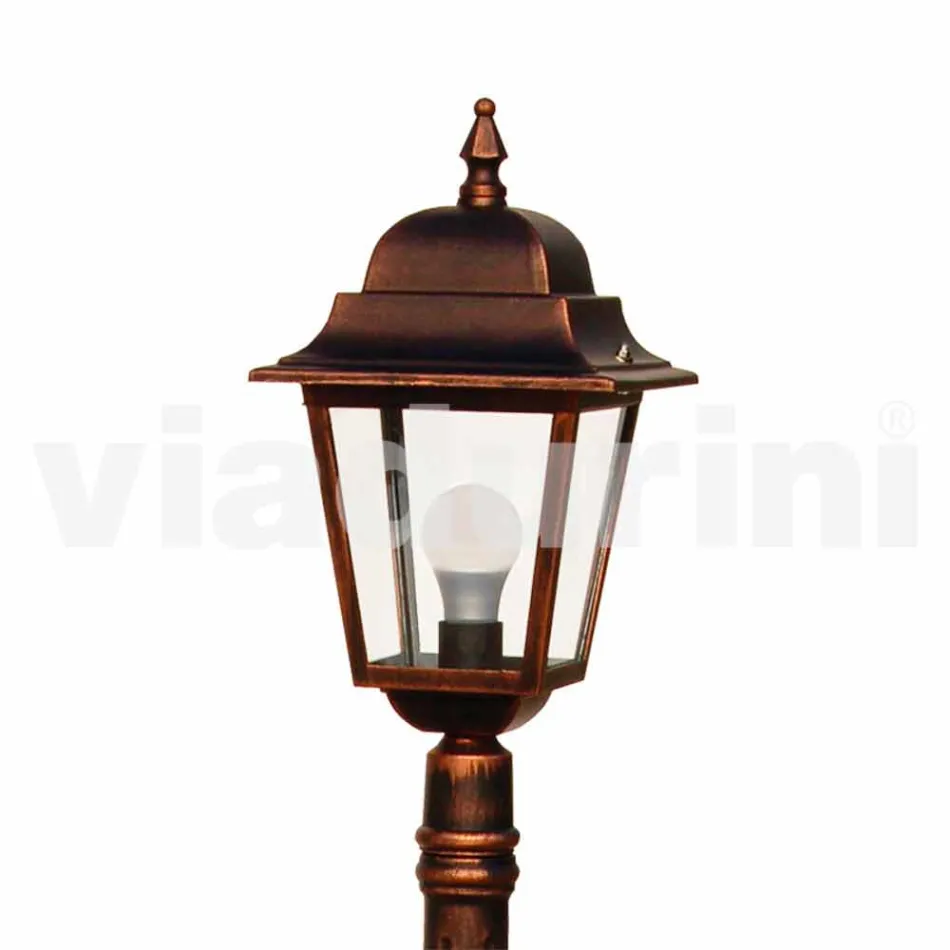 Garden lamp in die-cast aluminum made in Italy, Aquilina Viadurini