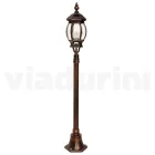 Vintage Style Aluminum Garden Lamp Made in Italy - Leona Viadurini