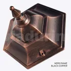 Garden lamp in sandblasted glass and 5 aluminum finishes - Pinako Viadurini