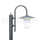 Vintage Style Outdoor Lamp in Anthracite Aluminum Made in Italy - Belen Viadurini