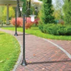 Vintage Style Outdoor Lamp in Anthracite Aluminum Made in Italy - Belen Viadurini