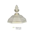 Vintage Style Garden Lamp in White Aluminum Made in Italy - Dodo Viadurini