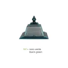 Vintage Style Garden Lamp in Aluminum and Glass Made in Italy - Doroty Viadurini