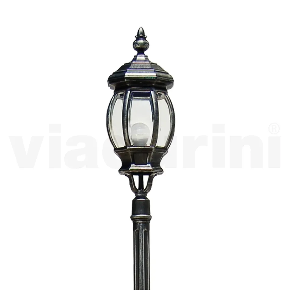 Vintage Style Lamp in Die Cast Aluminum Made in Italy - Leona Viadurini
