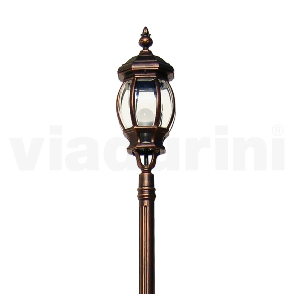 Vintage Style Lamp in Die Cast Aluminum Made in Italy - Leona Viadurini