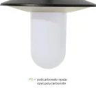 Vintage Style Street Lamp with 3 Lights in Gray Aluminum Made in Italy - Belen Viadurini