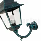 Wall garden aluminum lantern made in Italy, Aquilina Viadurini