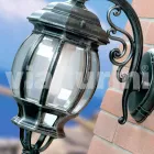 Anika, a wall garden lantern made of aluminum produced in Italy Viadurini
