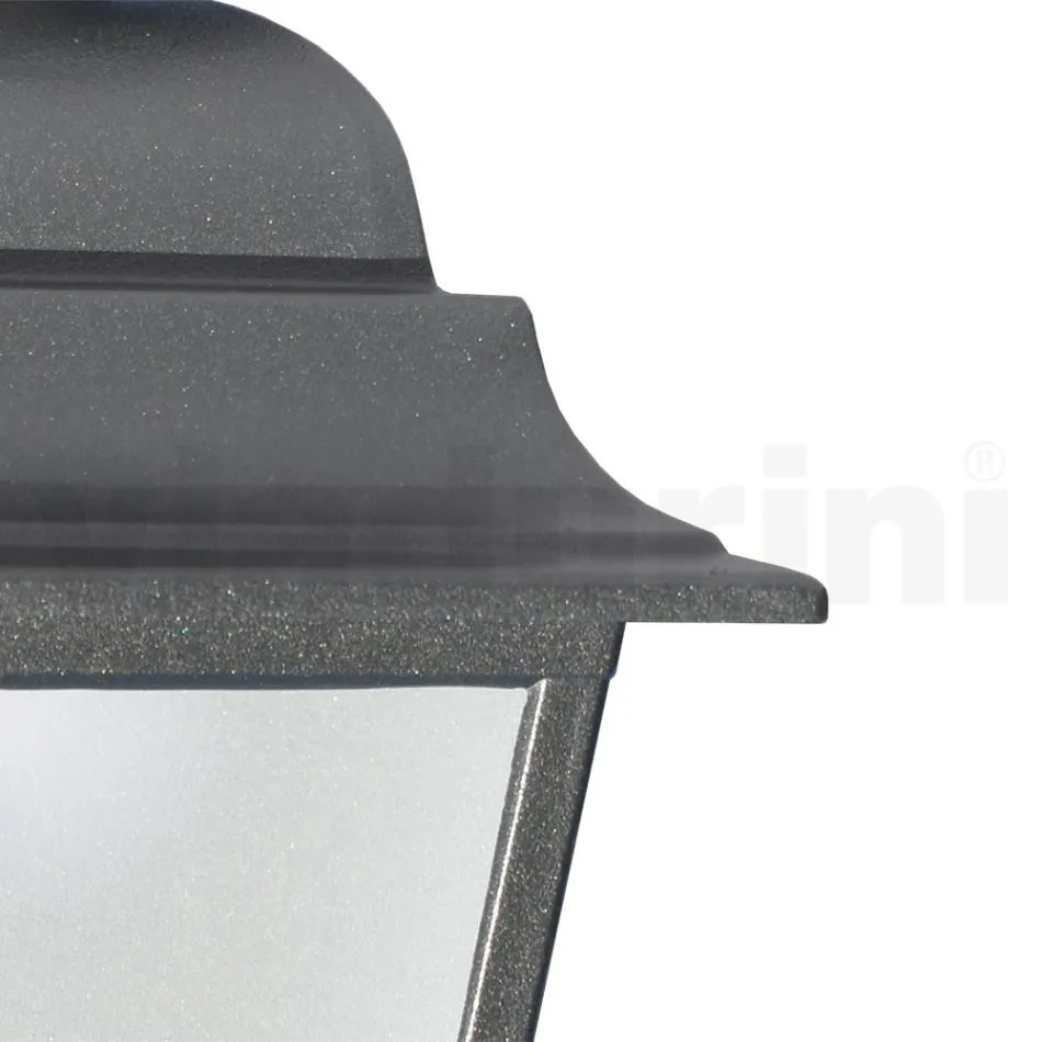 Ceiling Lantern in Die-Cast Aluminum and Glass Diffuser - Scintilla Viadurini