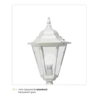 Vintage Outdoor Lantern in White Aluminum Made in Italy - Terella Viadurini