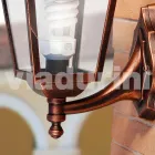 Wall garden aluminum lantern made in Italy, Aquilina Viadurini