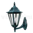 Garden Lantern in Transparent Glass and 5 Aluminum Finishes - Pinako Viadurini