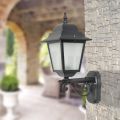 Wall Lantern in Die-Cast Aluminum and Glass Diffuser - Scintilla