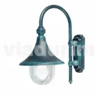 Anusca made in Italy aluminum garden wall lantern Viadurini