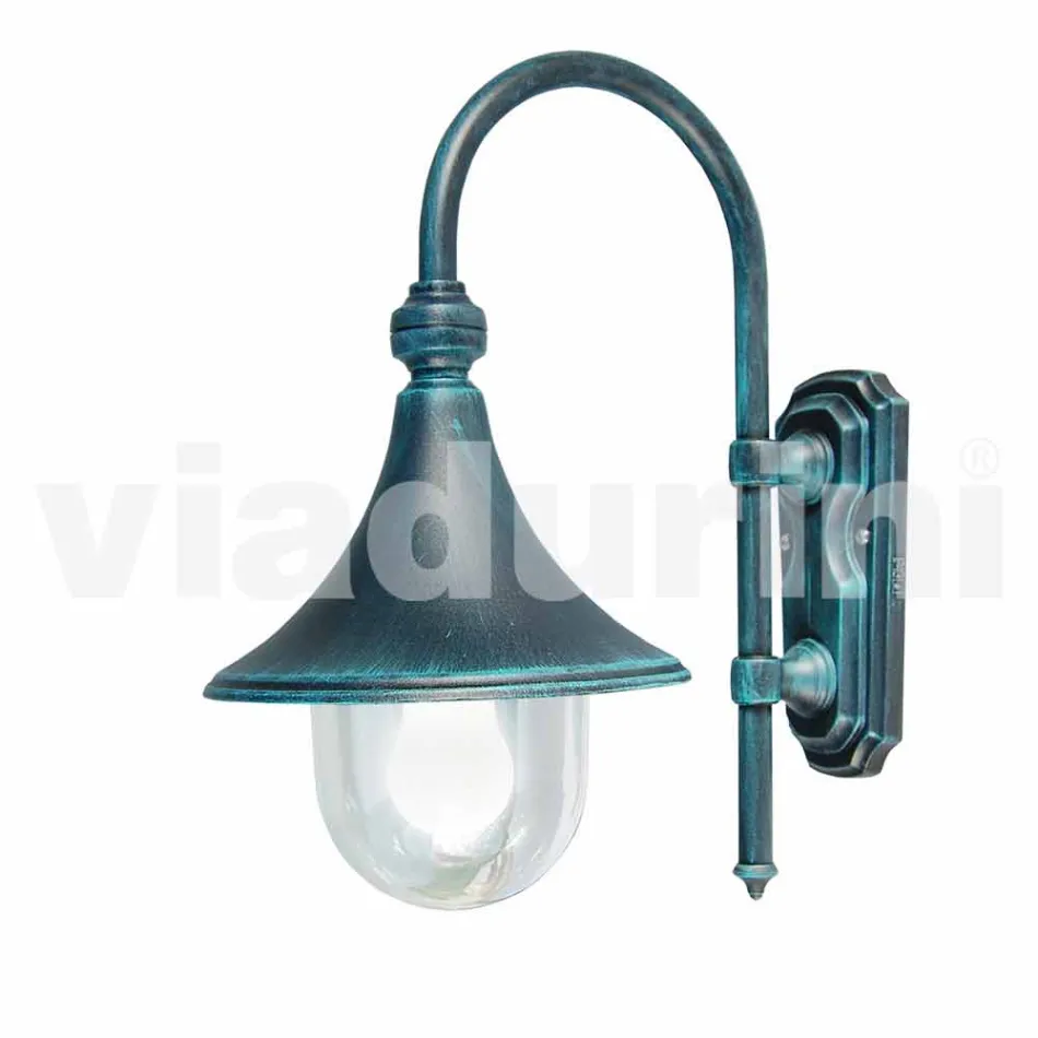 Anusca made in Italy aluminum garden wall lantern Viadurini