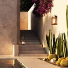 Il Fanale iron or brass outdoor wall lantern Viadurini