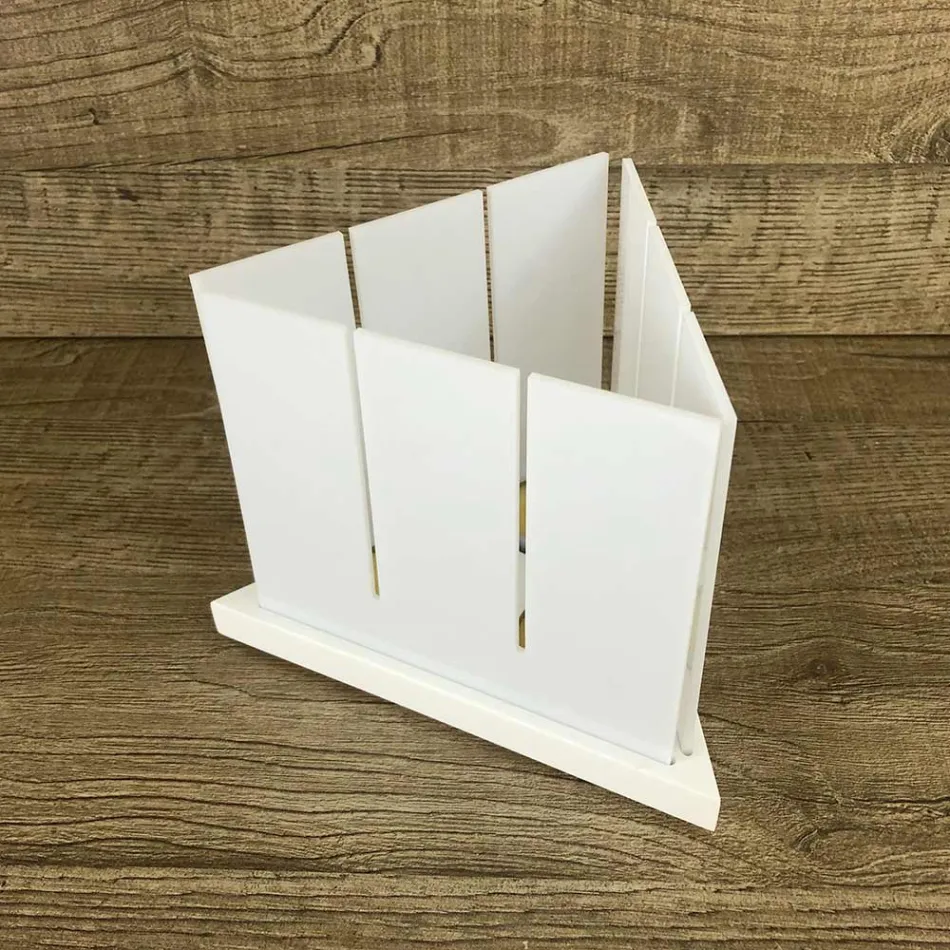 Modern Design Lantern in High Quality White Corian Made in Italy - Sisifo Viadurini