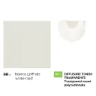 Wall garden lantern in white aluminum made in Italy, Anusca Viadurini