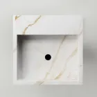 Column Bathroom Washbasin in Porcelain Stoneware Made in Italy - Baia Viadurini