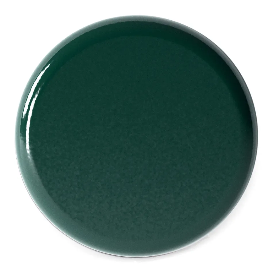 Round Colored Ceramic Countertop Bathroom Washbasin Made in Italy - Hoscar Viadurini