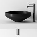 Round Colored Ceramic Countertop Bathroom Washbasin Made in Italy - Hoscar