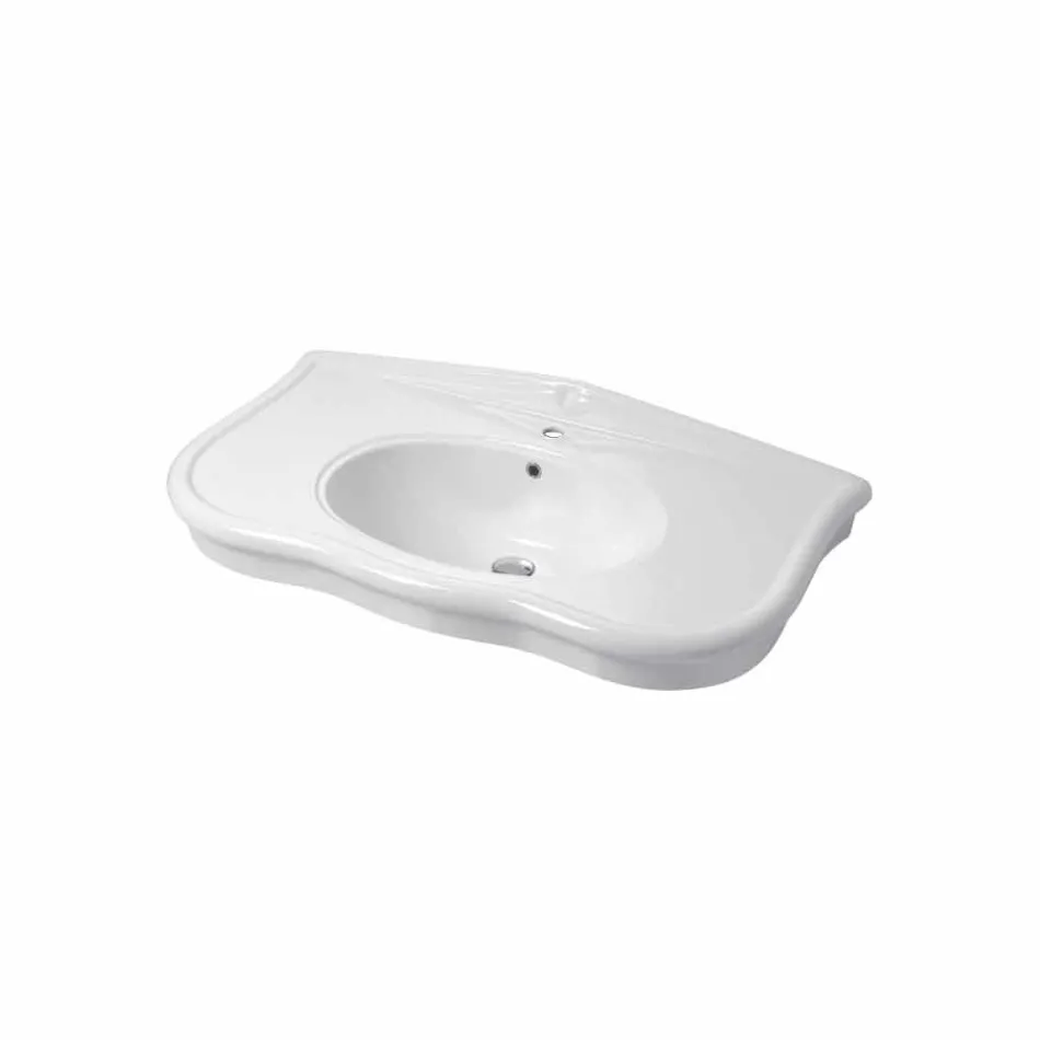 Washbasin with Legs or Without Ceramic L 110cm, by Design Avise Viadurini