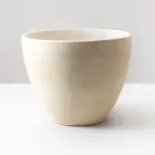 Conical Countertop Sink in Hand-Turned Fireclay - Orbite Viadurini