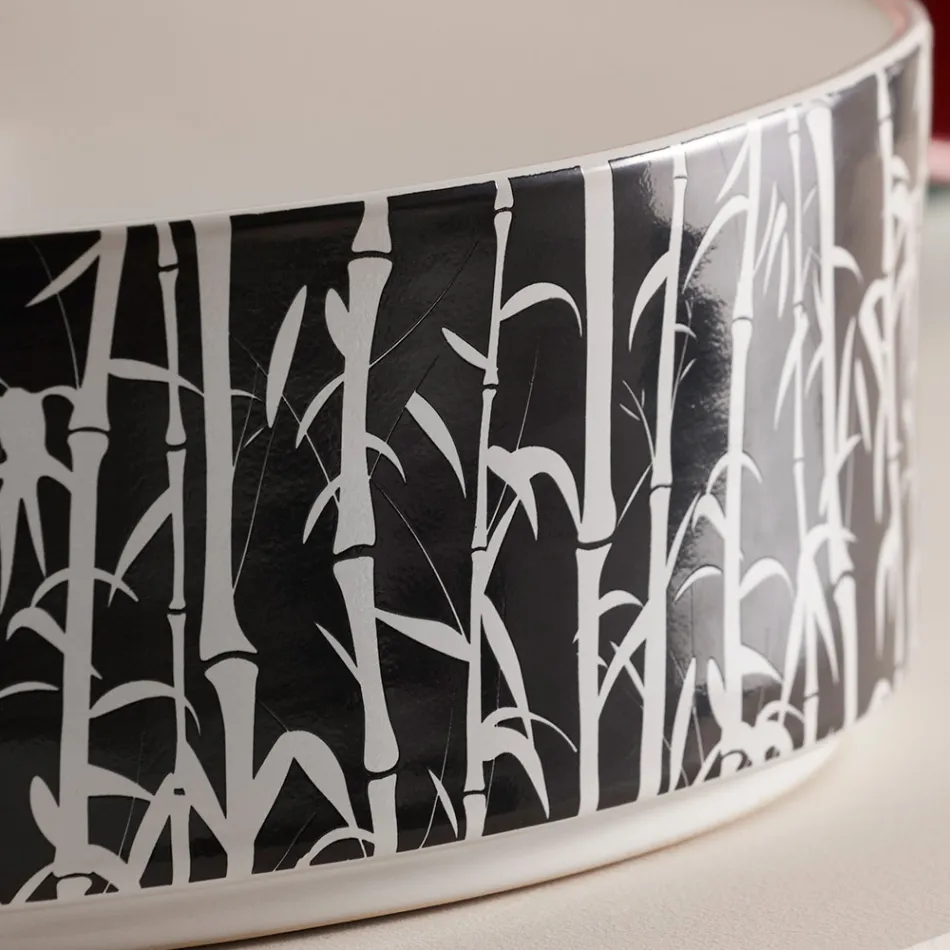 Countertop Washbasin for the Bathroom in Porcelain Stoneware Made in Italy - Envelope Viadurini