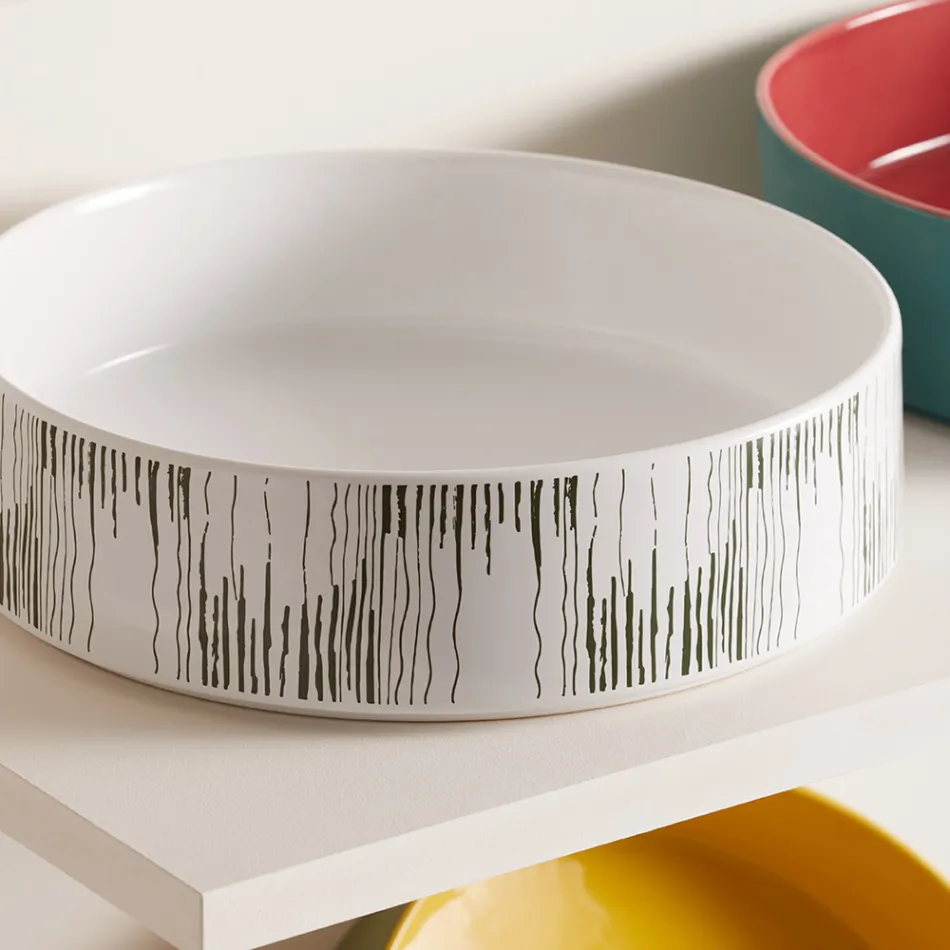 Countertop Washbasin for the Bathroom in Porcelain Stoneware Made in Italy - Envelope Viadurini