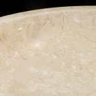 White washbasin in natural stone Ziva, one piece Viadurini