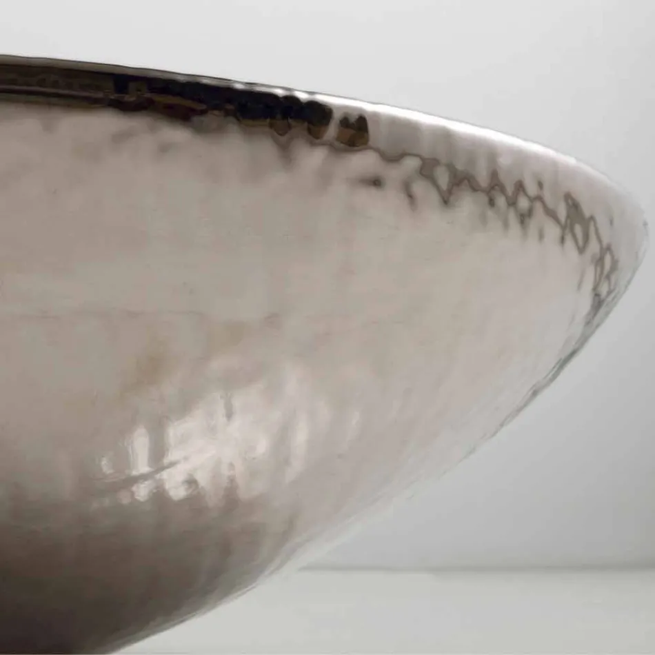 Design ceramic washbasin silver made in Italy Glossy Viadurini