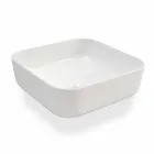 Modern Design Countertop Washbasin in White Ceramic Made in Italy - Turku Viadurini